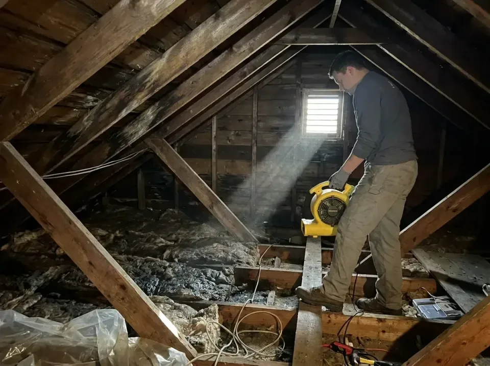 attic-water-damage-drying-proc-007 — frequently asked questions, Emergency Water Extraction & 24/7 Flood Response in Lakehur…